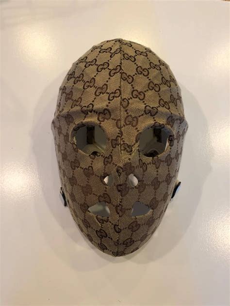 gucci hockey mask for sale|Gucci ski goggles mask.